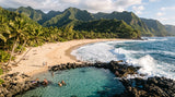 Grande Anse à La Réunion : la plage du dimanche, sous les cocotiers