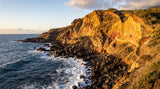 Le Cap Jaune, la falaise d'ocre du Sud sauvage de La Réunion