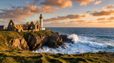 La Pointe Saint-Mathieu, l'abbaye et le phare au bout du Finistère