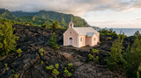 Notre-Dame-des-Laves : l'église de Piton Sainte-Rose que la coulée de 1977 a contournée
