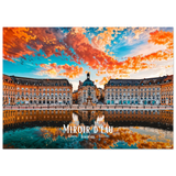 Affiche de Bordeaux Miroir d’eau - Bordeaux 50 × 70 cm / Sans Cadre - Univile