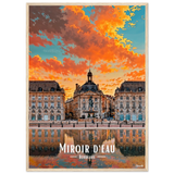 Affiche de bordeaux Miroir d’eau 50 × 70 cm / Oak - Univile
