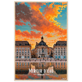 Affiche de bordeaux Miroir d’eau 61 × 91 cm / Oak - Univile