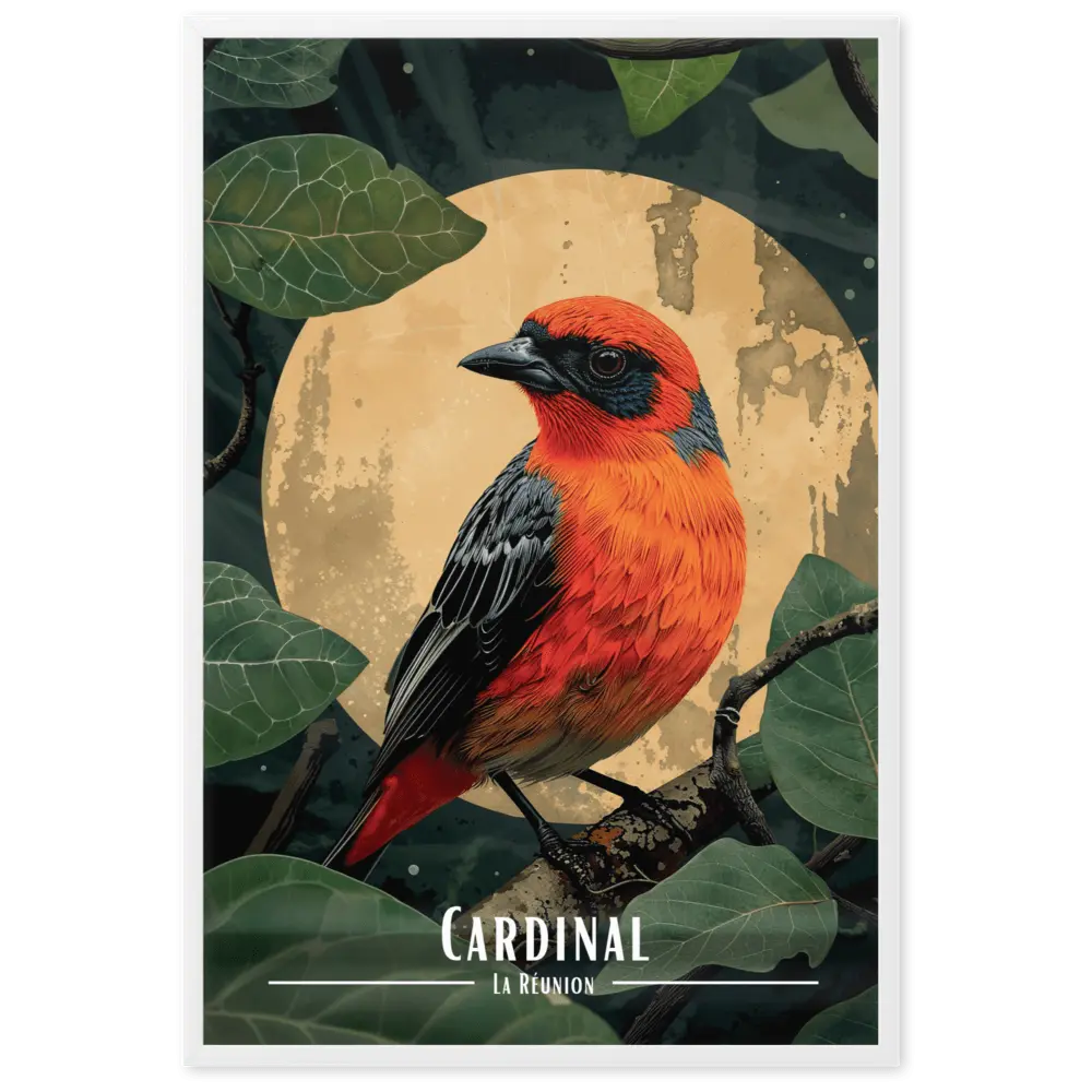 Cardinal Rouge Reunion Affiche de la Réunion