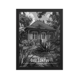 Affiche Case Lontan Noir & Blanc 30 × 40 cm Noir - Univile
