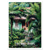 Affiche Carte Postale Case Hell-Bourg   - Univ'île