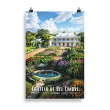 Affiche Château de Bel Ombre   - Univ'île