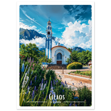 Affiche Carte Postale Eglise Cilaos   - Univ'île