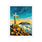 Affiche de La Réunion Grand Bénare 30 × 40 cm / Blanc - Univile