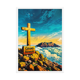 Affiche de La Réunion Grand Bénare 50 × 70 cm / Blanc - Univile