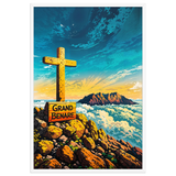 Affiche de La Réunion Grand Bénare 61 × 91 cm / Blanc - Univile