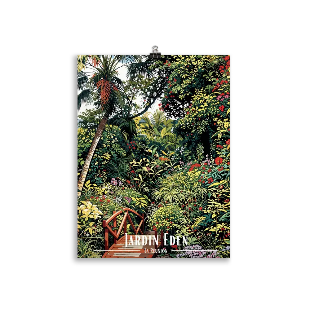 Affiche Jardin d’Eden   - Univ'île