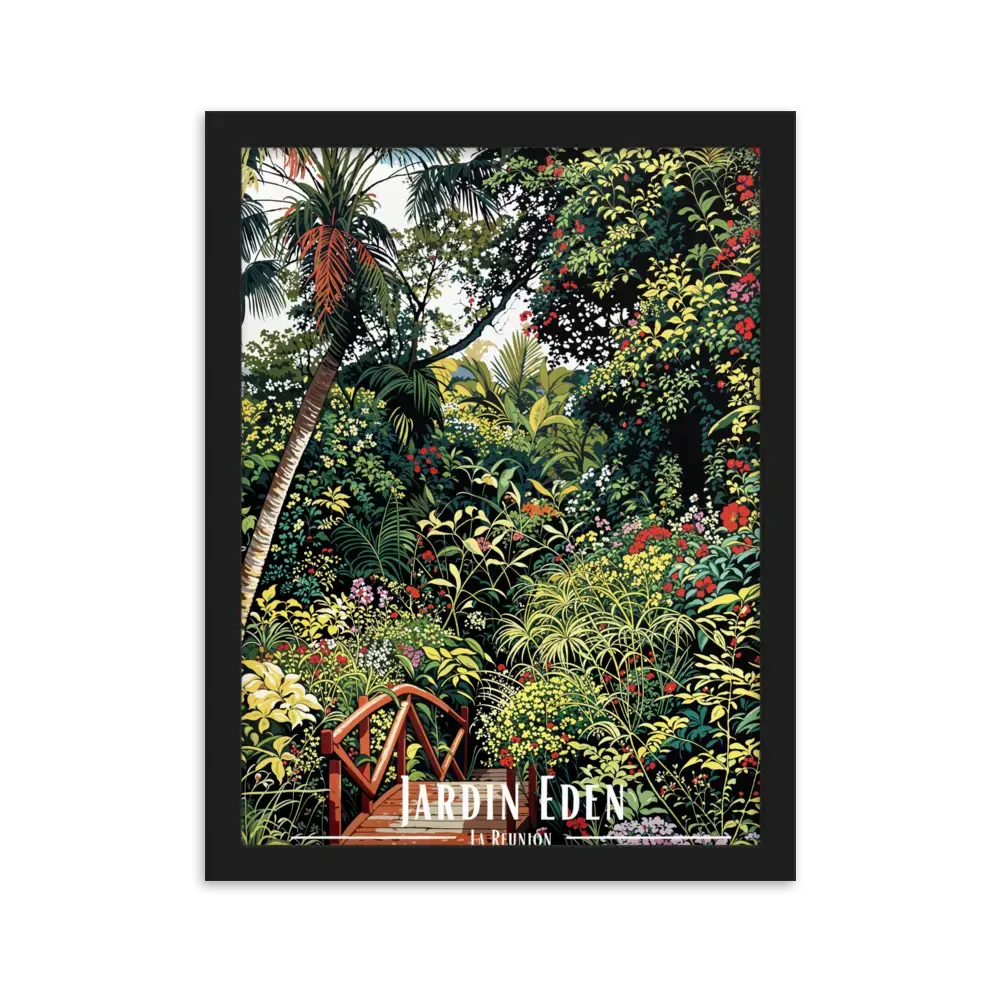 Affiche Jardin d’Eden   - Univ'île