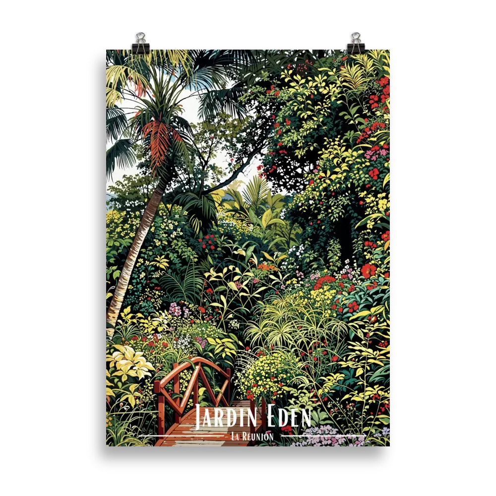 Affiche Jardin d’Eden   - Univ'île