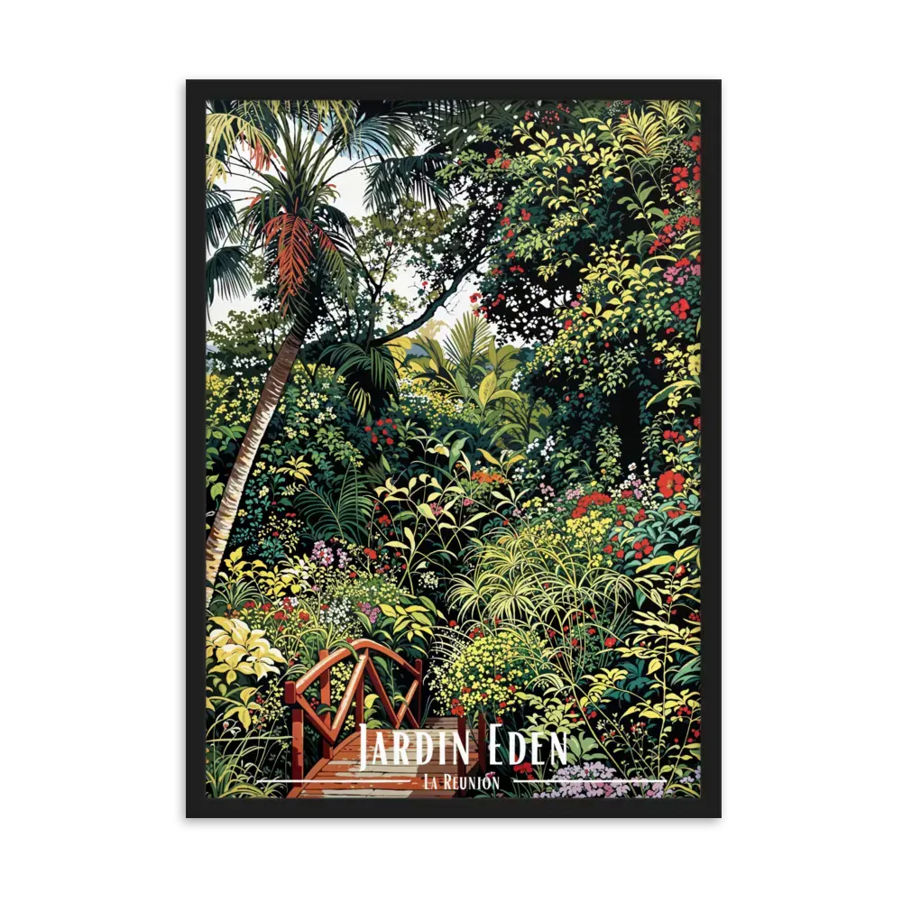 Affiche Jardin d’Eden   - Univ'île