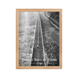 Affiche Nouvelle Route du Littoral Noir & Blanc 61 × 91 cm Sans Cadre - Univile