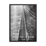 Affiche Nouvelle Route du Littoral Noir & Blanc 30 × 40 cm Oak - Univile