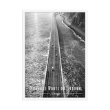 Affiche Nouvelle Route du Littoral Noir & Blanc 50 × 70 cm Sans Cadre - Univile