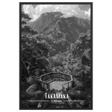 Affiche Takamaka Noir & Blanc 30 × 40 cm Sans Cadre - Univile