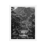 Affiche Takamaka Noir & Blanc 50 × 70 cm Oak - Univile