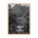 Affiche Takamaka Noir & Blanc 50 × 70 cm Blanc - Univile