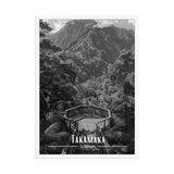 Affiche Takamaka Noir & Blanc 50 × 70 cm Sans Cadre - Univile