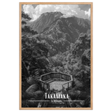 Affiche Takamaka Noir & Blanc 50 × 70 cm Noir - Univile