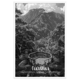 Affiche Takamaka Noir & Blanc 30 × 40 cm Blanc - Univile