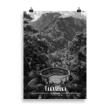 Affiche Takamaka Noir & Blanc 61 × 91 cm Noir - Univile
