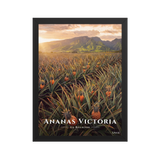 Poster Ananas Victoria Noir 30 × 40 cm
