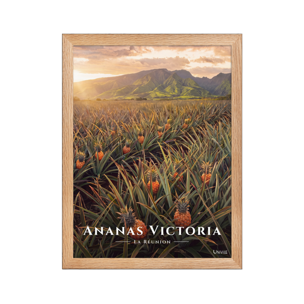 Poster Ananas Victoria Oak 30 × 40 cm