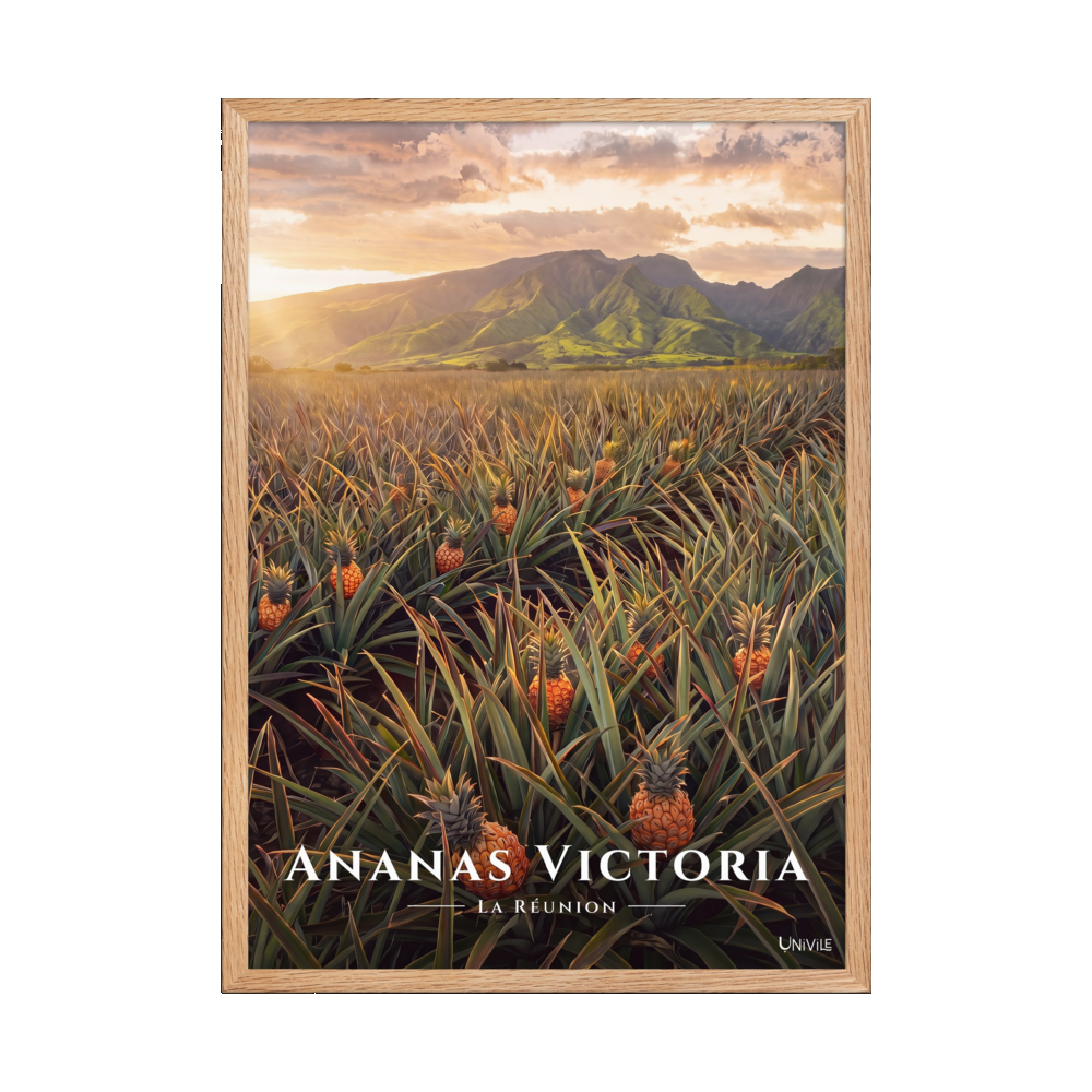 Poster Ananas Victoria Oak 50 × 70 cm