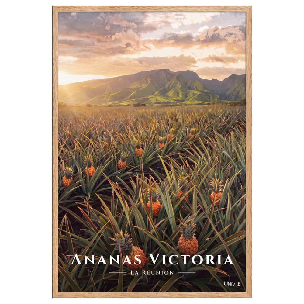 Poster Ananas Victoria Oak 61 × 91 cm