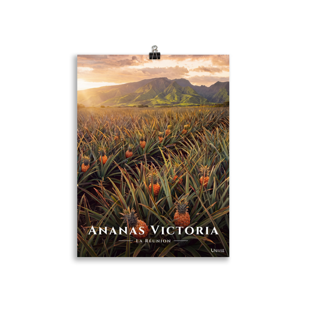 Poster Ananas Victoria Sans cadre 30 × 40 cm