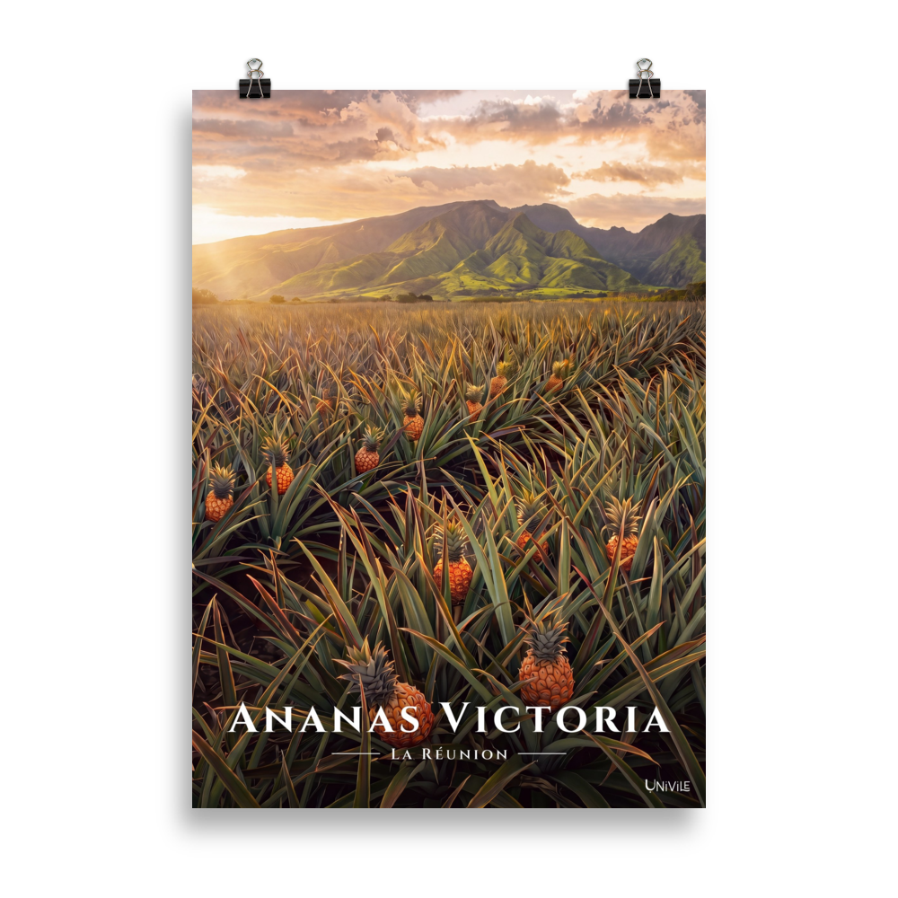 Poster Ananas Victoria Sans cadre 50 × 70 cm