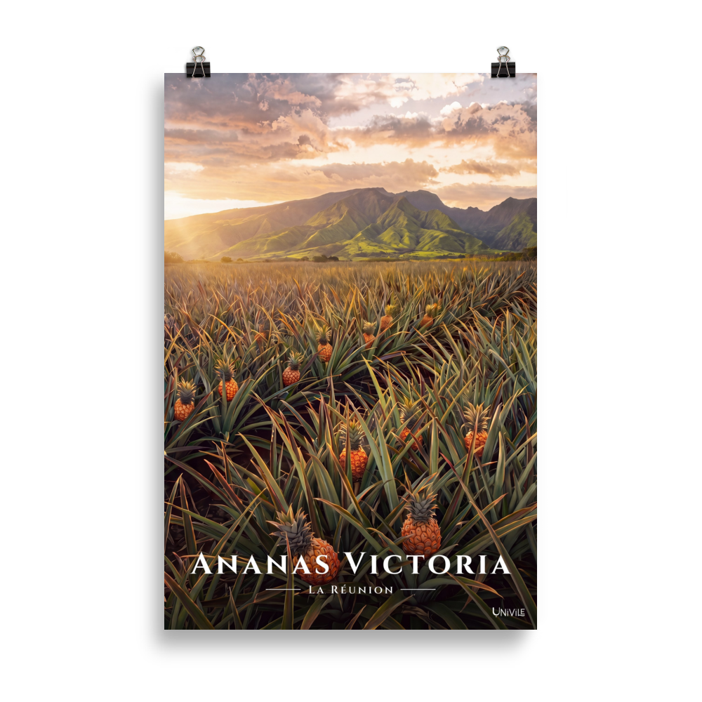 Poster Ananas Victoria Sans cadre 61 × 91 cm