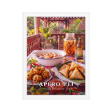Affiche de La Réunion Apéro Péi 30 × 40 cm / Blanc - Univile La Réunion