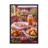 Affiche de La Réunion Apéro Péi 50 × 70 cm / Noir - Univile La Réunion