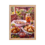 Affiche de La Réunion Apéro Péi 30 × 40 cm / Oak - Univile La Réunion