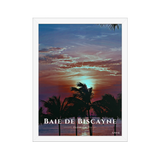 Affiche de Floride Baie de Biscayne 30 × 40 cm / Blanc - Univile Floride