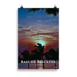 Affiche de Floride Baie de Biscayne 61 × 91 cm / Sans cadre - Univile Floride