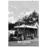 Affiche de la Réunion Car Courant d’Air Noir & Blanc 61 × 91 cm / Oak - Univile