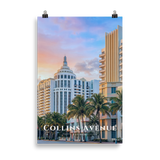 Affiche de Floride Collins Avenue Sans cadre / 61 × 91 cm - Univile Floride