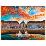 Affiche de Bordeaux Miroir d’eau - Bordeaux 30 × 40 cm / Sans Cadre - Univile