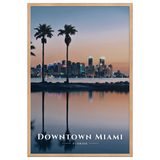 Poster Downtown Miami Oak 61 × 91 cm