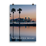 Poster Downtown Miami Sans cadre 50 × 70 cm