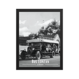 Affiche de la Réunion Car Courant d’Air Noir & Blanc 30 × 40 cm / Noir - Univile