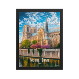 Affiche de Paris Notre-Dame 30 × 40 cm / Noir - Univile