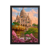 Affiche de Paris Sacré-Cœur – Montmartre 30 × 40 cm / Noir - Univile