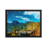 Affiche de la Réunion Belvédère du Maïdo horizontal 30 × 40 cm / Noir - Univile